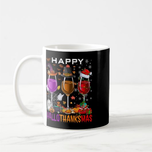 Happy Hanksmas Wine Halloween Thanksgiving C Koffiemok (Links)