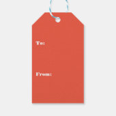 Happy Hannukah English Hebrew Cadeaulabel (Achterkant)