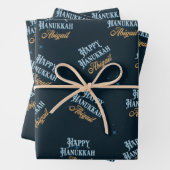 Happy Hanoukka Abigail Wrapping Papier pour Abigai (En situation)