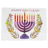 Happy Hanoukka Cadeaux Sacs (Dos)
