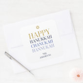 Happy Hanoukka Chanukah Holiday Sticker (Enveloppe)