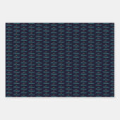 Happy Hanoukka Envelopper des feuilles de papier (Devant 3)