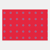 Happy Hanoukka feuilles d'emballage 3 modèles diff (Devant 3)