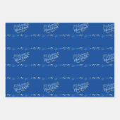 Happy Hanoukka feuilles d'emballage 3 modèles diff (Devant 2)