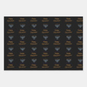 Happy Hanoukka feuilles d'emballage 3 modèles diff (Devant)