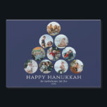 Happy Hanoukka Magnet 10 Photo<br><div class="desc">Les cartes de voeux que vos amis et votre famille garderont et apprécieront pour les années à venir! Vous ne pouvez pas choisir une ou deux de vos photos de famille préférées ? Ces magnets de réfrigérateur de 7" x 5" disposent d'espaces réservés pour 10 de vos photos préférées, nom...</div>