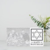 happy hanoukka : star de david carte photo (Debout devant)