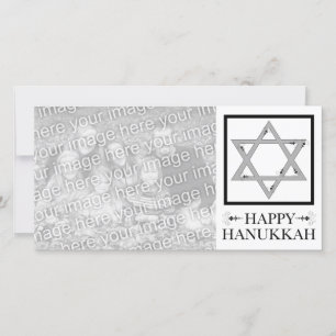 happy hanoukka : star de david carte photo