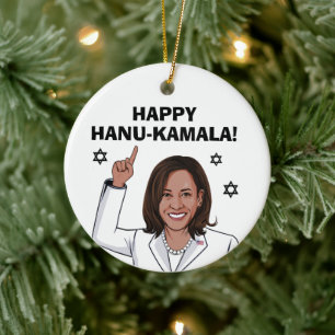 Happy Hanu-Kamala Keramisch Ornament