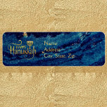 Happy Hanukah Menorah 🕎 Étiquette<br><div class="desc">Happy Hanukah Menorah 🕎 Étiquette</div>