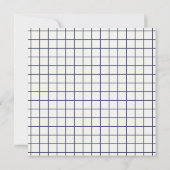 Happy Hanukkah 10 Photo Square Blue White Kaart (Achterkant)