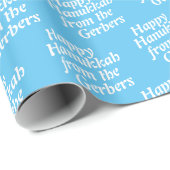 Happy Hanukkah - Aangepaste naam Cadeaupapier (Rol Hoek)