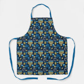 Happy Hanukkah Apron Schort (Voorkant)