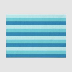 Happy Hanukkah   Blauw en Blauwgroen gestreept pat Tissuepapier