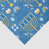 Happy Hanukkah Blue Star van David Tissuepapier (Detail)