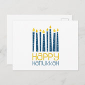 Happy Hanukkah Briefkaart (Voorkant / Achterkant)