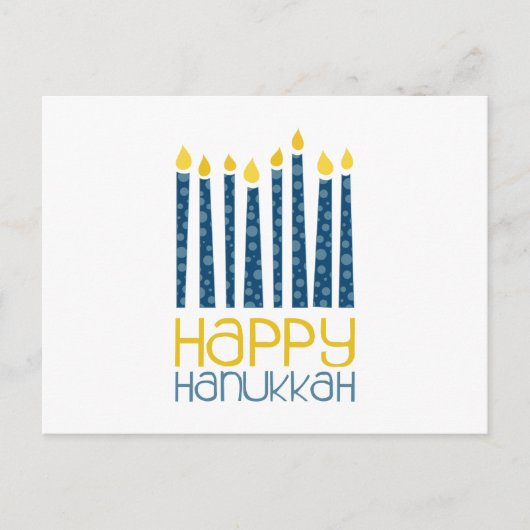 Happy Hanukkah Briefkaart (Voorkant)
