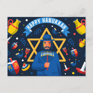 Happy Hanukkah Briefkaart