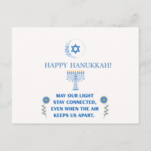 Happy Hanukkah! Briefkaart (Voorkant)