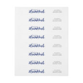 Happy Hanukkah Bubbles Wraparound Adres Etiket (Vel)