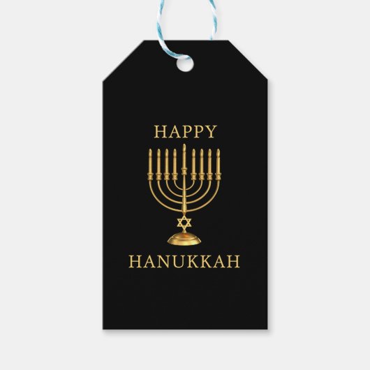 Happy Hanukkah Cadeaulabel (Voorkant)