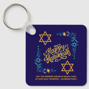 HAPPY HANUKKAH Chanukah Sleutelhanger