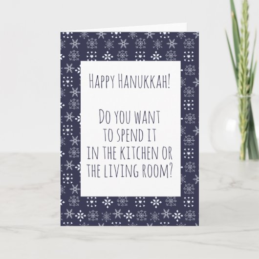 Happy Hanukkah Covid 2020 Quarantine Kaart (Voorkant)