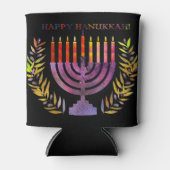Happy Hanukkah Cozy Blikjeskoeler (Voorkant)