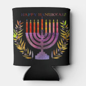 Happy Hanukkah Cozy Blikjeskoeler (Achterkant)