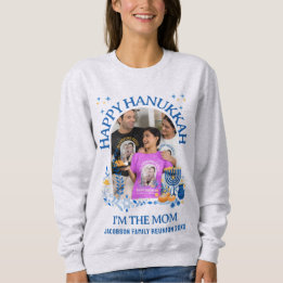 HAPPY HANUKKAH Custom Photo MOM Trui
