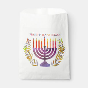 Happy Hanukkah Favor Bag Bedankzakje
