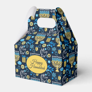 Happy Hanukkah Favor Box Bedankdoosjes