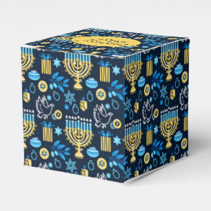 Happy Hanukkah Favor Box Bedankdoosjes