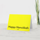 Happy Hanukkah Feestdagen Kaart (Achterkant)