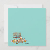 Happy Hanukkah Feestdagenkaart (Achterkant)