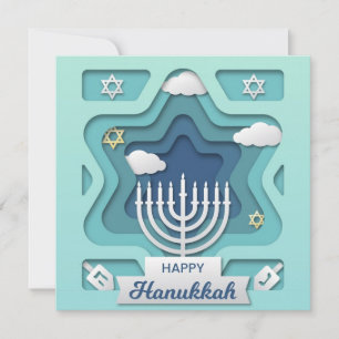 Happy Hanukkah Feestdagenkaart