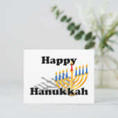Happy Hanukkah Feestdagenkaart (Staand voorkant)