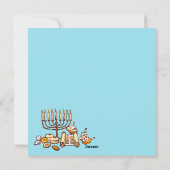 Happy Hanukkah Feestdagenkaart (Achterkant)