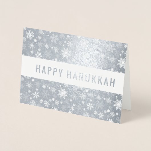 Happy Hanukkah Folie Kaarten (Voorkant)