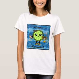 Happy Hanukkah   Funny Holiday Pickle T-shirt