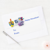 Happy Hanukkah Gift Label Stickers (Envelop)