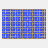 Happy Hanukkah Gold, Silver en White Laced Inpakpapier Vel (Voorkant 2)