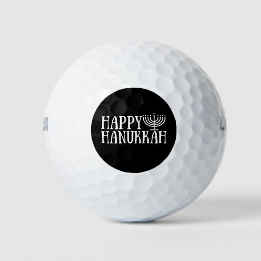 Happy Hanukkah Golfballen (Voorkant)
