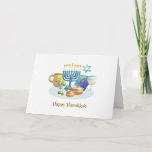 Happy Hanukkah Greeting Feestdagen Kaart