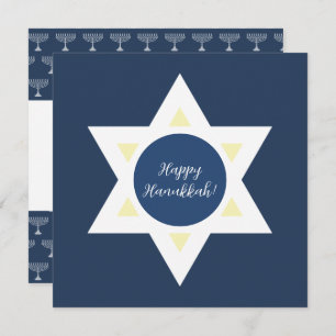 Happy Hanukkah-groetings Kaart