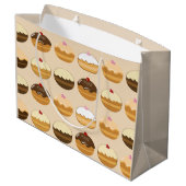 Happy Hanukkah Groot Cadeauzakje (Achterkant Gekanteld)