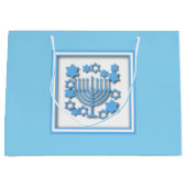 Happy Hanukkah Groot Cadeauzakje (Voorkant)