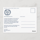 Happy Hanukkah Hand-Drawn CUSTOM 3 FOTO Vakantie Briefkaart (Achterkant)