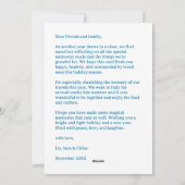 HAPPY HANUKKAH Hand-getrokken CUSTOM 6 FOTO Feestdagenkaart (Achterkant)