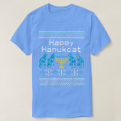 Happy Hanukkah Hanukcat Cat Lover T-shirt (Design voorkant)